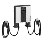 SCHNEIDER ELECTRIC - Pro DC Wallbox 60kW, 2xCCS2 5m, ohne Kabelmanagementsystem, 4G, ISO15118, IK10, IP55, C3M, Display
