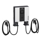 SCHNEIDER ELECTRIC - Pro DC Wallbox 60kW, 2xCCS2 7m, ohne Kabelmanagementsystem, 4G, ISO15118, IK10, IP55, C3M, Display