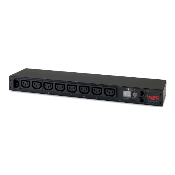 APC - Rack PDU, mit Messfunktion, 1 HE, 12 A/208 V, 10 A/230 V, (8) C13