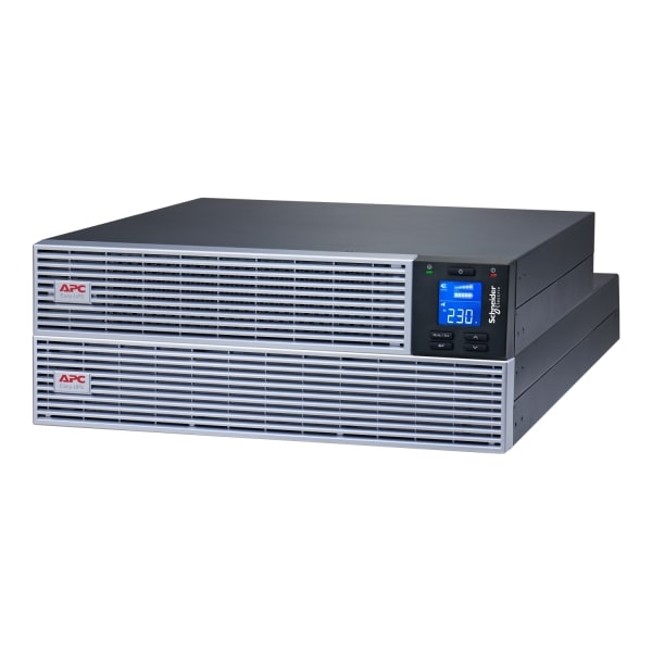 APC - APC Easy UPS On-Line, 2000VA, Lithium-Ionen, Rack/Tower 4HE, 230V, 6 IEC C13 Ausgänge,  Kartensteckplatz, verlängerte Laufzeit, mit Schienen