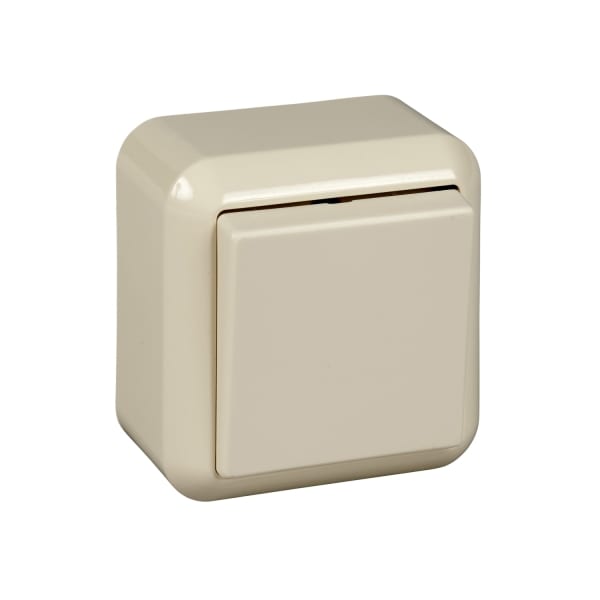 ELSO - Universal-Schalter 10A CONTURA Steckklemme perlweiß