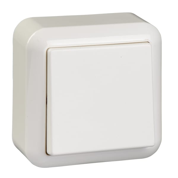 ELSO - Universal-Schalter 10A CONTURA Steckklemme reinweiß