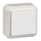 ELSO - Universal-Schalter 10A CONTURA Steckklemme reinweiß