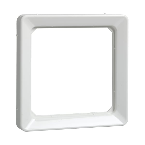 ELSO - Kombirahmen für Zentralplatte 50x50mm FASHION/RIVA/SCALA reinweiß