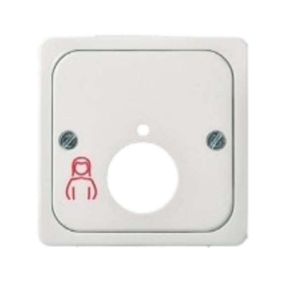 ELSO - Zentralplatte Monitorruft (MEDIOPT CARE) FASHION/RIVA/SCALA reinweiß
