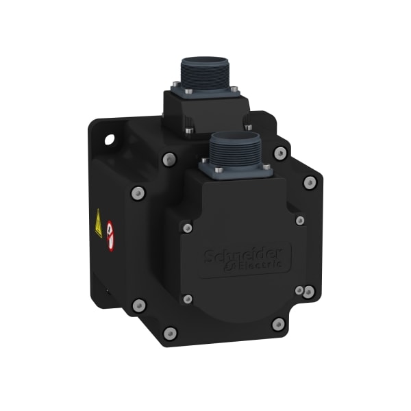 SCHNEIDER ELECTRIC - Servomotor, Lexium BCH2, 130mm, 500W, glatte Welle IP65, mittlere Trägheit, Singelturn, MIL-Stecker, Bremse