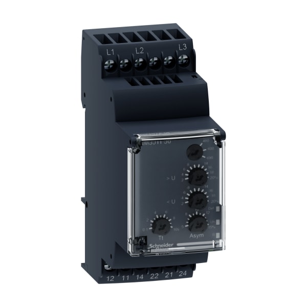 SCHNEIDER ELECTRIC - Netzüberwachung, Harmony Control Relais, 480-690V AC, 3-phasig, Phasenfolge, -ausfall, -asymmetrie, Spannung, 2W