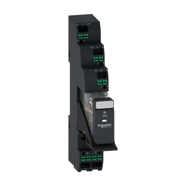 SCHNEIDER ELECTRIC - Interface-Relais, Harmony RXG, 10A, 230V AC, 1W, LED, Bügel, Sockel, Push-In, vormontiert