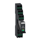 SCHNEIDER ELECTRIC - Interface-Relais, Harmony RXG, 5A, 230V AC, 2W, Prüftaste, Bügel, Sockel, Push-In, vormontiert