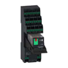 SCHNEIDER ELECTRIC - Miniaturrelais, Harmony RXM, 12A, 24V AC, 2W, LED, Prüftaste, Bügel, Sockel, Push-In, vormontiert