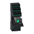 SCHNEIDER ELECTRIC - Miniaturrelais, Harmony RXM, 6A, 24V DC, 4W, Prüftaste, Bügel, Sockel, Push-In, vormontiert