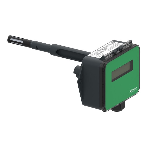 SCHNEIDER ELECTRIC - SpaceLogic Luftqualitätssensor, SCD2-Serie, CO2, LCD-Anzeige, BACnet, Modbus, Temperaturtransmitter, VOC