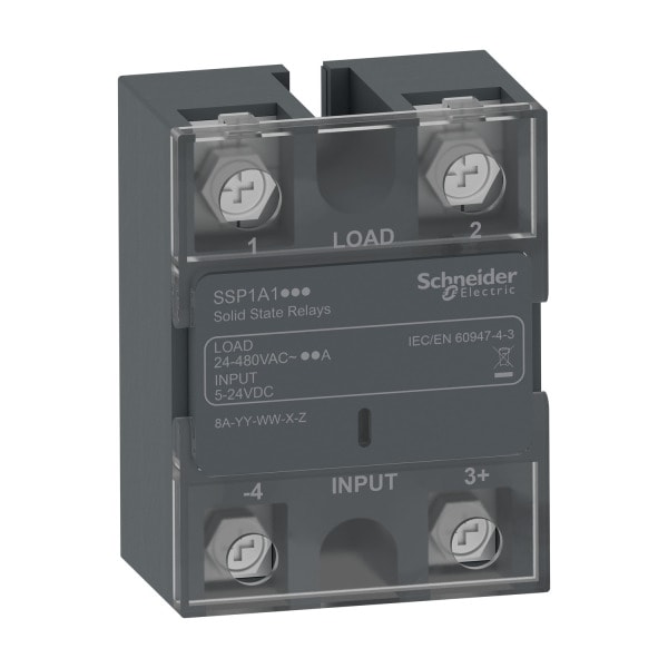 SCHNEIDER ELECTRIC - Halbleiterrelais, Easy Harmony SSP1E, 5-24V DC, 24-240V AC, 75A, nullspannungsschaltend