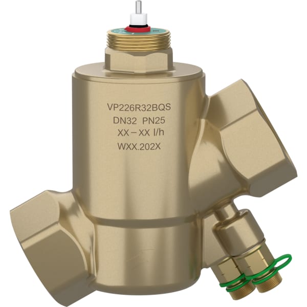 SCHNEIDER ELECTRIC - Druckunabhängiges Ventil, VP226R, DN32 (Rp 1-1/4), 890 bis 4300 Liter/Stunde, mit TP-Stopfen