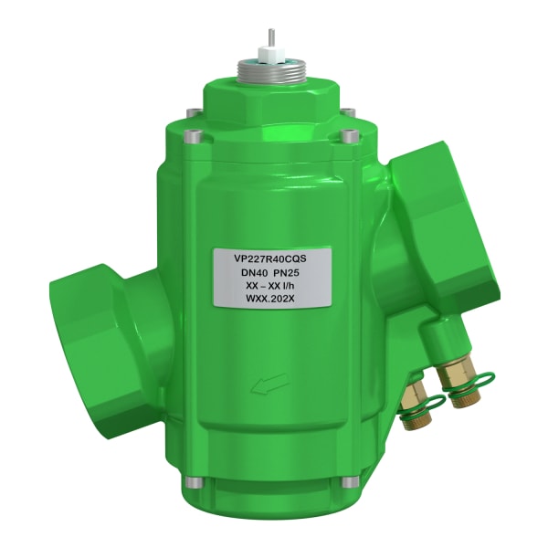 SCHNEIDER ELECTRIC - Druckunabhängiges Ventil, VP227R, DN40 (Rp 1-1/2), 2000 bis 13600 Liter/Stunde, mit TP-Stopfen