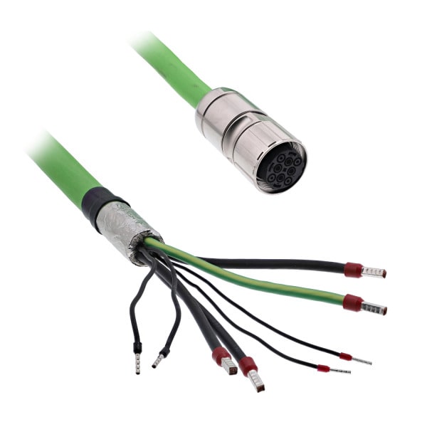 SCHNEIDER ELECTRIC - Motorkabel für PacDrive 3, 10 mm², M40-Stecker / offenes Ende, 10m