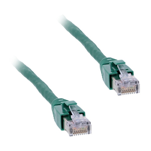 SCHNEIDER ELECTRIC - Patchkabel, Category 7, 2x RJ45, grün, 25m