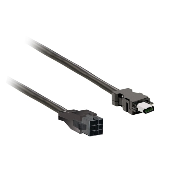 SCHNEIDER ELECTRIC - Motorkabel für Lexium BCH2-Servomotor an LXM28, 4x0,82mm² geschirmt, ohne Bremse, Kunststoffstecker, 1,5m