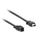 SCHNEIDER ELECTRIC - Motorkabel für Lexium BCH2-Servomotor an LXM28, 4x0,82mm² geschirmt, ohne Bremse, Kunststoffstecker, 1,5m