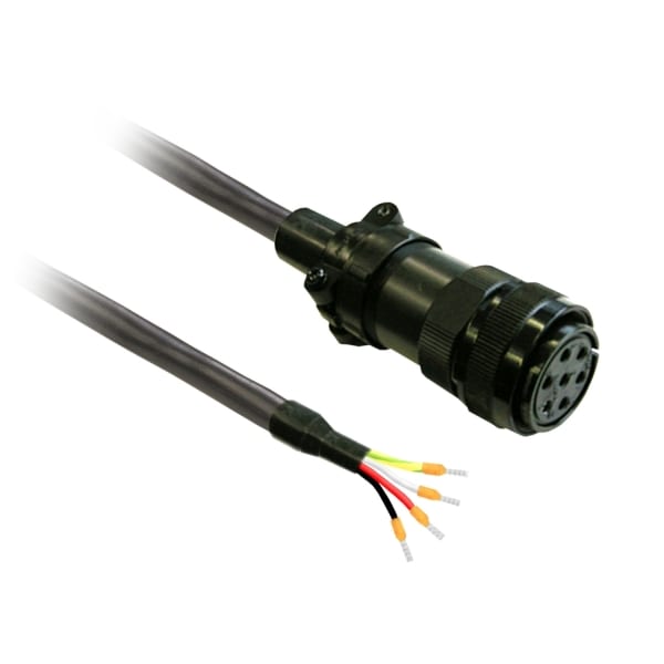 SCHNEIDER ELECTRIC - Motorkabel für Lexium BCH2-Servomotor an LXM28, 4x3,3mm² geschirmt, ohne Bremse, MIL-Stecker, 5m