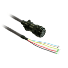 SCHNEIDER ELECTRIC - Motorkabel für Lexium BCH2-Servomotor an LXM28, 6x6,0mm² geschirmt, mit Bremse, MIL-Stecker, 3m
