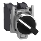 SCHNEIDER ELECTRIC - Wahlschalter, Harmony XB4, Metall, 22mm, schwarz, 3 Stellungen, rastend, 2S, ATEX