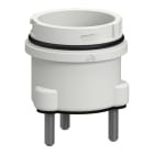 SCHNEIDER ELECTRIC - Befestigungsadapter, Harmony XV4, modular, 40mm, 3 Pins, weiss