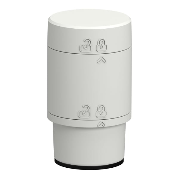 SCHNEIDER ELECTRIC - Basiselement, Harmony XV4, modular, 40mm, 24V ACDC, Adapter, Abdeckung, bis 5 Ebenen, weiss