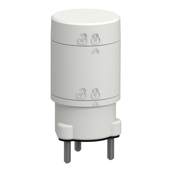 SCHNEIDER ELECTRIC - Basiselement, Harmony XV4, modular, 40mm, 24V ACDC, 3 Pin Adapter, Abdeckung, bis 5 Ebenen, weiss