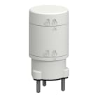 SCHNEIDER ELECTRIC - Basiselement, Harmony XV4, modular, 40mm, 24V ACDC, 3 Pin Adapter, Abdeckung, bis 5 Ebenen, weiss