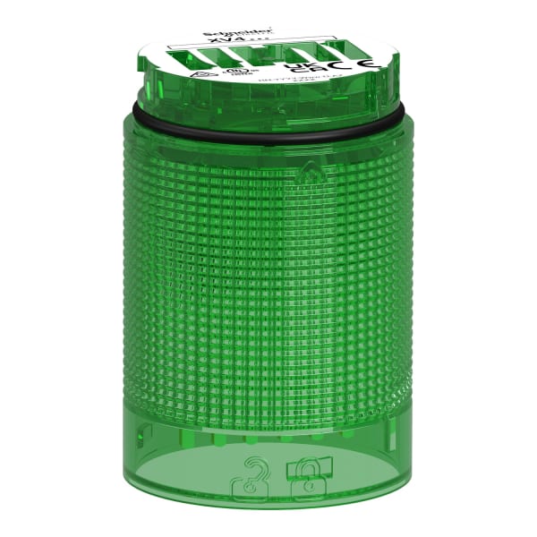 SCHNEIDER ELECTRIC - Leuchtelement, Harmony XV4, modular, 40mm, grün, 24V ACDC, Dauerlicht, energieeffiziente LED