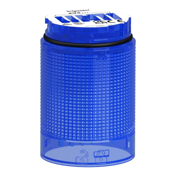 SCHNEIDER ELECTRIC - Leuchtelement, Harmony XV4, modular, 40mm, blau, 24V ACDC, Dauerlicht, energieeffiziente LED