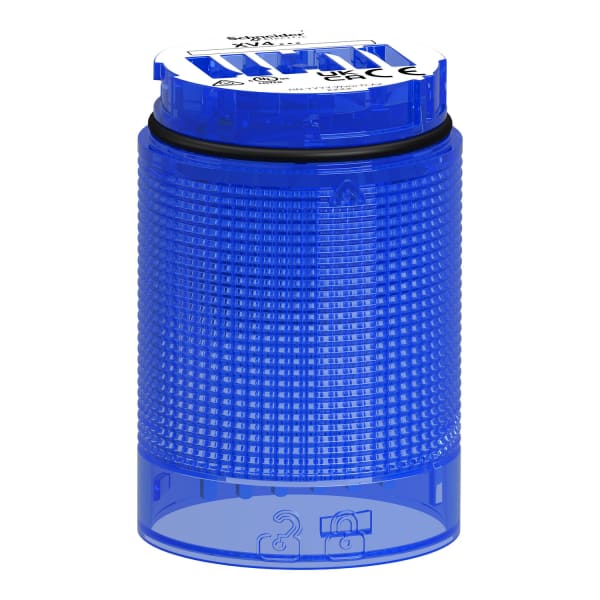 SCHNEIDER ELECTRIC - Leuchtelement, Harmony XV4, modular, 40mm, blau, 24V ACDC, Blinklicht, energieeffiziente LED
