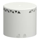 SCHNEIDER ELECTRIC - Akustikelement, Summer, Harmony XV6, modular, 60mm, 24V ACDC, 8 Töne, bis 95 dB, weiss, oberste Einheit