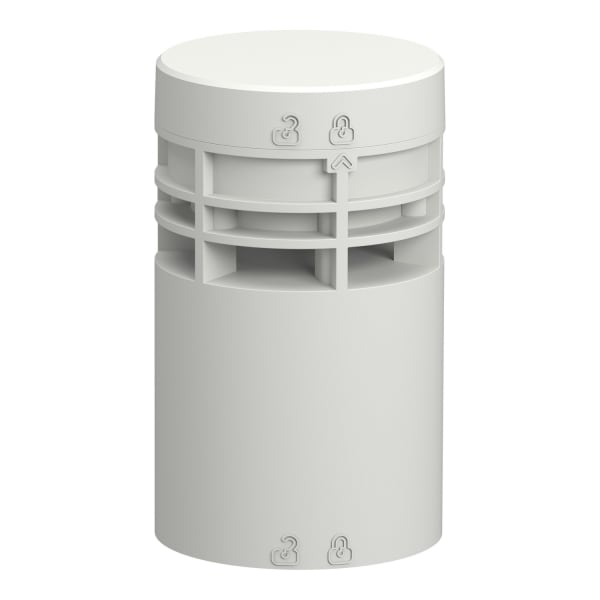 SCHNEIDER ELECTRIC - Akustikelement, Summer, Harmony XV6, modular, 60mm, 24V ACDC, programmierbar, 95 dB, weiss, oberste Einheit