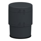 SCHNEIDER ELECTRIC - Basiselement, Harmony XV6, modular, 60mm, 24V ACDC, Adapter, Abdeckung, bis 5 Ebenen, dunkelgrau