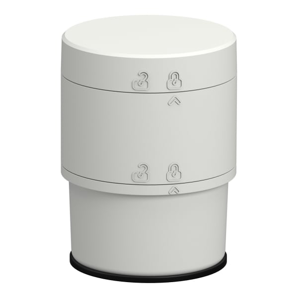 SCHNEIDER ELECTRIC - Basiselement, Harmony XV6, modular, 60mm, 24V ACDC, Adapter, Abdeckung, bis 5 Ebenen, weiss