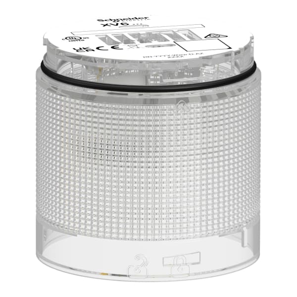 SCHNEIDER ELECTRIC - Leuchtelement, Harmony XV6, modular, 60mm, rot, Linse klar, 24V ACDC, Dauerlicht, energieeffiziente LED