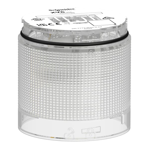 SCHNEIDER ELECTRIC - Leuchtelement, Harmony XV6, modular, 60mm, orange, Linse klar, 24V ACDC, Dauerlicht, energieeffiziente LED
