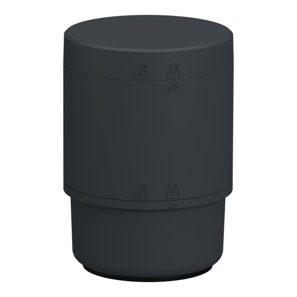 SCHNEIDER ELECTRIC - Basiselement, Harmony XVB7, modular, 70mm, USB-Anschluss, 5V DC, Adapter, Abdeckung, bis 5 Ebenen, dunkelgrau