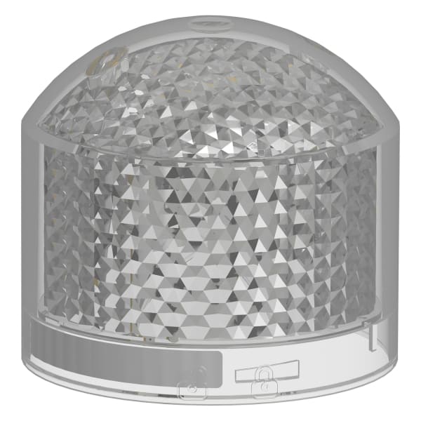 SCHNEIDER ELECTRIC - Signalleuchte, Harmony XVB7, modular, 70mm, weiß, 24V ACDC, Blitzlicht, 2J, energieeffiziente LED, oberste Einheit