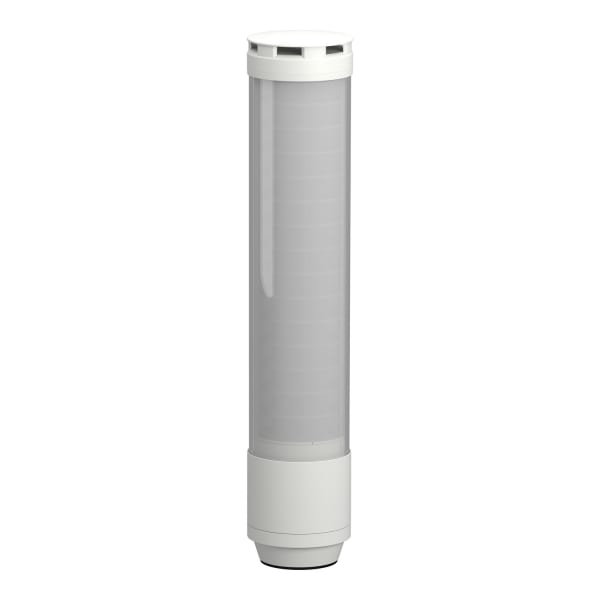 SCHNEIDER ELECTRIC - Smarte Signalsäule, Harmony Pro XVTS, monolithisch, 70mm, bis 15 Ebenen, 24V DC, Standard IO, Summer, IP69K, weiß