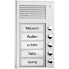 TCS - Audio Außenstation Pak 5 Tasten 1-Reihig AP Silber