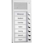 TCS - Audio Außenstation Pak 7 Tasten 1-Reihig AP Silber
