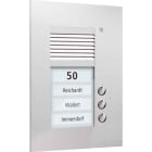 TCS - Audio Außenstation Puk 3 Tasten 1-Spaltig UP Silber