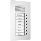 TCS - Audio Außenstation Puk 7 Tasten 1-Spaltig UP Silber