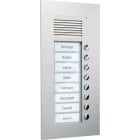 TCS - Audio Außenstation Puk 8 Tasten 1-Spaltig UP Silber