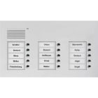 TCS - Audio Außenstation Puk 15 Tasten 3-Spaltig UP Silber
