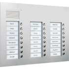 TCS - Audio Außenstation Puk 24 Tasten 3-Spaltig UP Silber