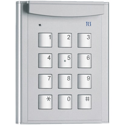 TCS - Codeschloss für bis zu 10 Codes Codelock 12 silber